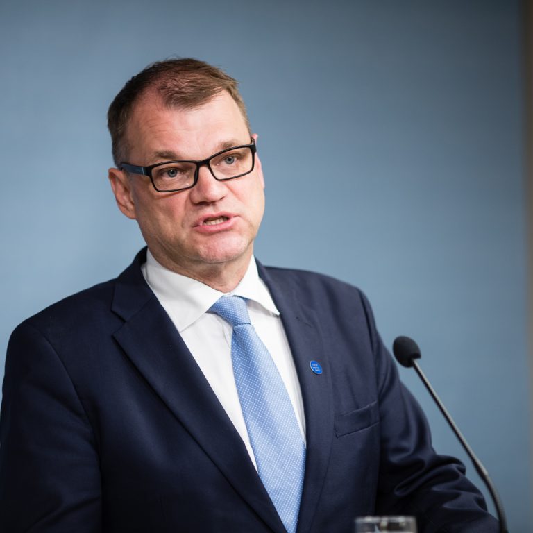 Pääministeri Juha Sipilä.