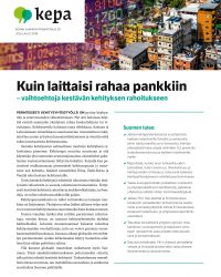 Rahaa pankkiin kansi