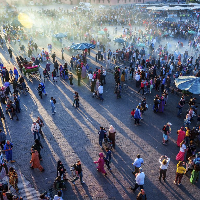 Djemaa El Fna -aukio Marrakechissa