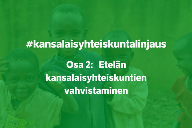 kuvituskuva kansalaisyhteiskuntalinjaus