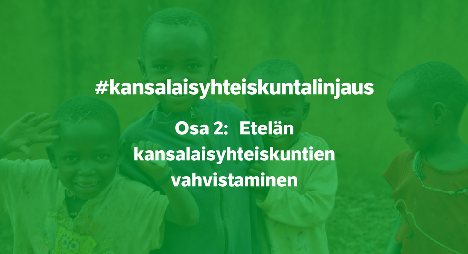 kuvituskuva kansalaisyhteiskuntalinjaus