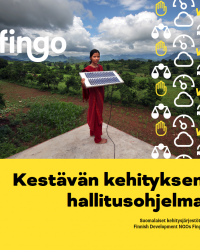 Kestävän kehityksen hallitusohjelman kansikuva