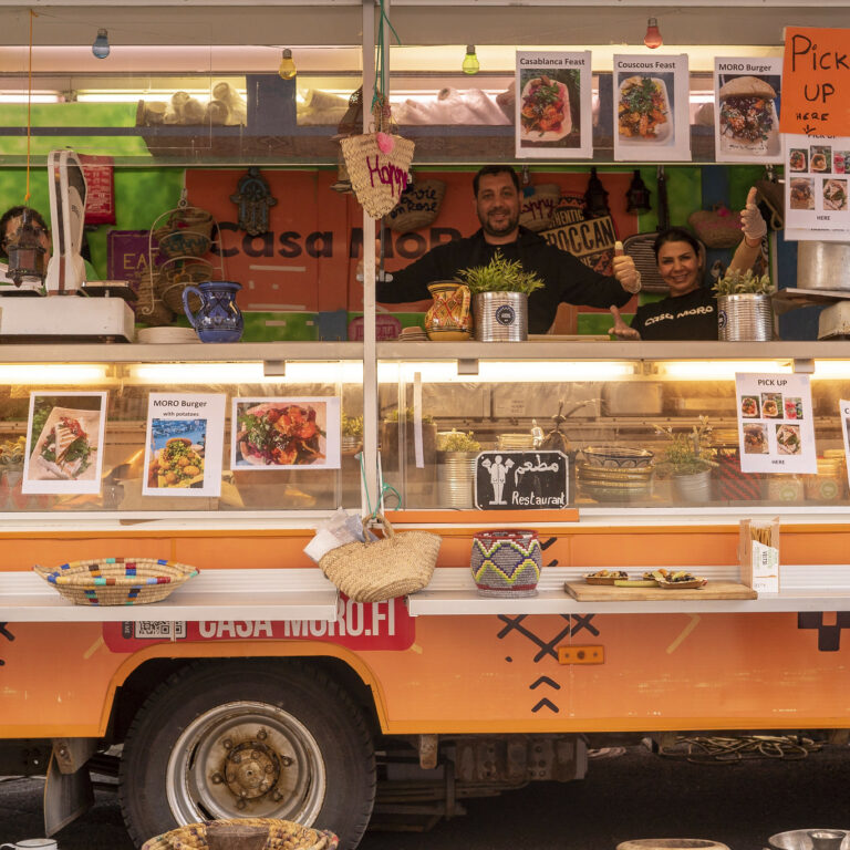 Food vendor truck.