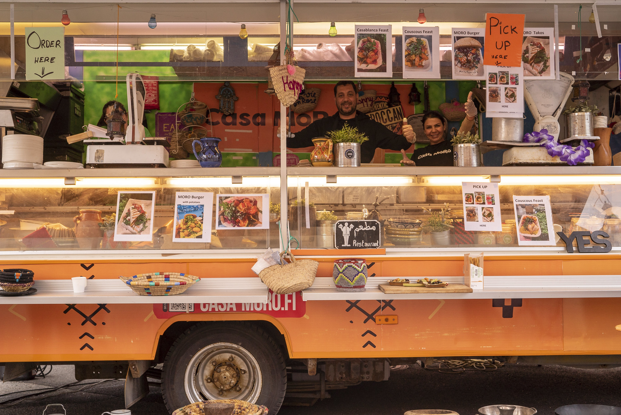 Food vendor truck.